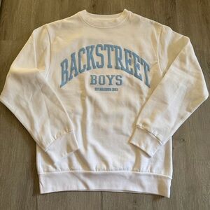 Backstreet Boys Las Vegas Sphere White Sweater NEW